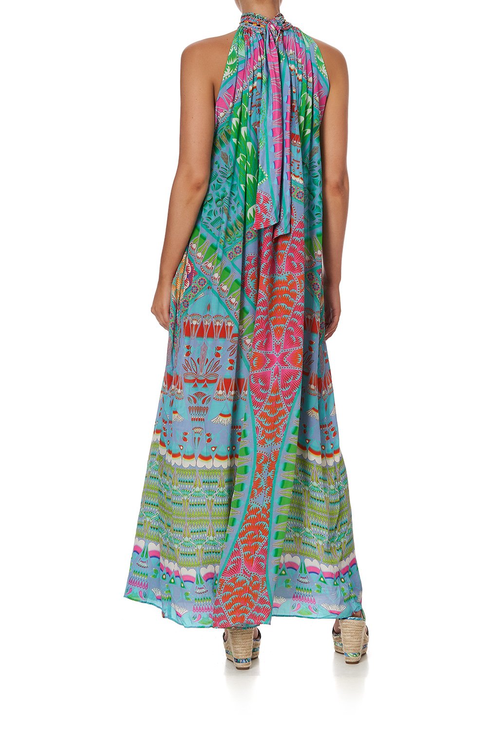 HIGH NECK LONG DRESS AMULET