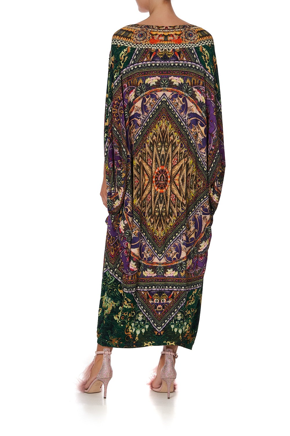 V NECK KAFTAN MANDALA