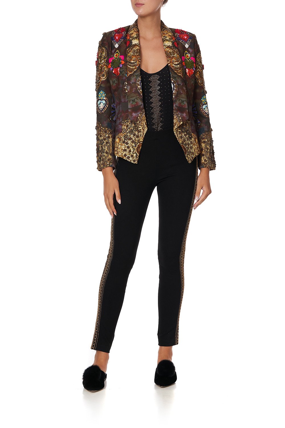 EMBELLISHED JACKET MILAGRO CHARM