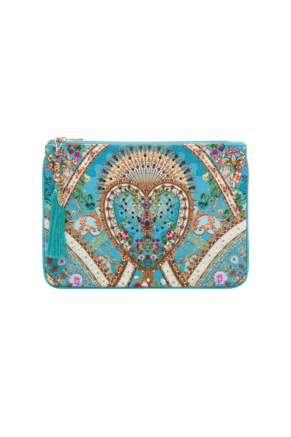 SMALL CANVAS CLUTCH A SONNET FOR SATINE