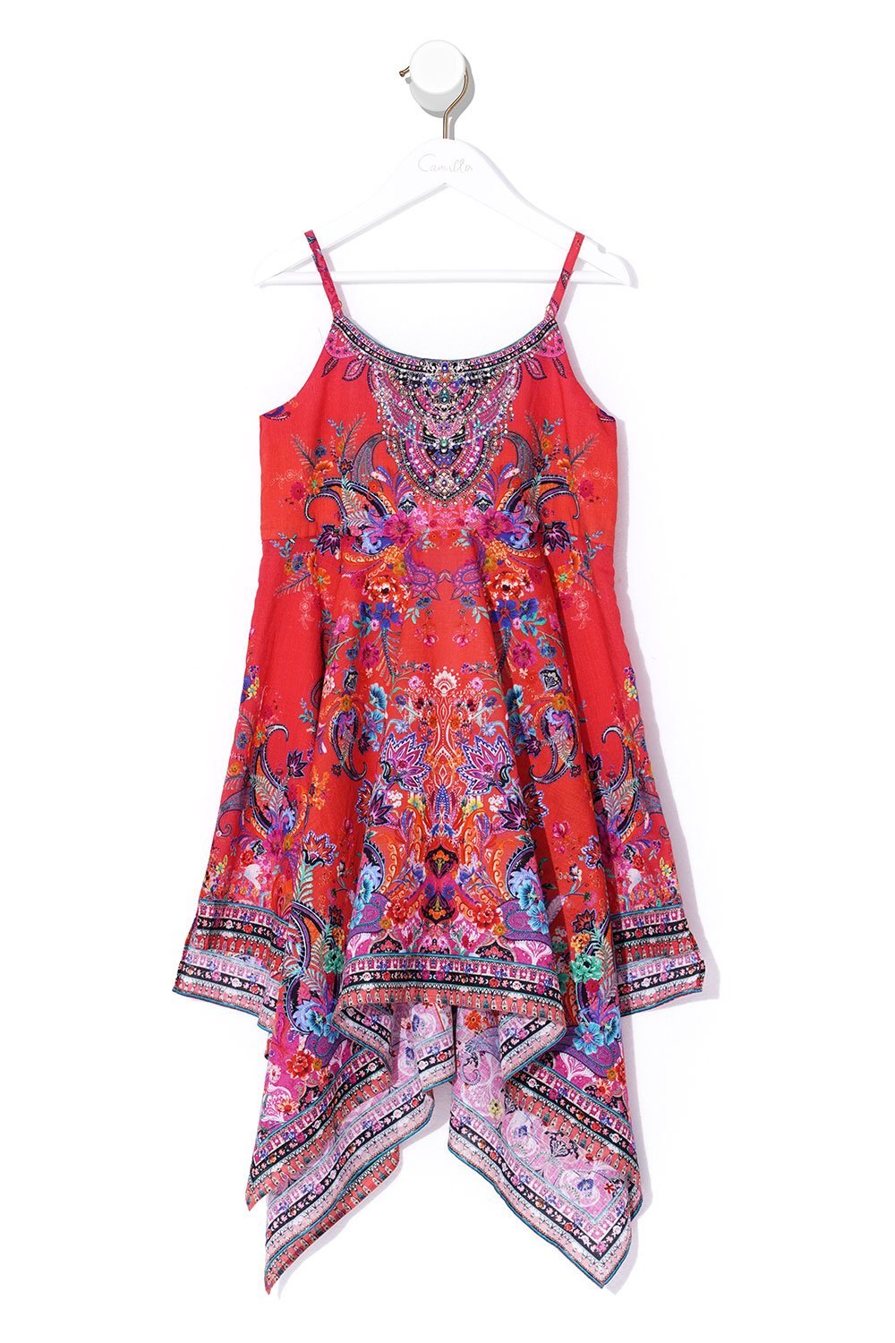 INFANTS HANDKERCHIEF HEM DRESS FREE LOVE