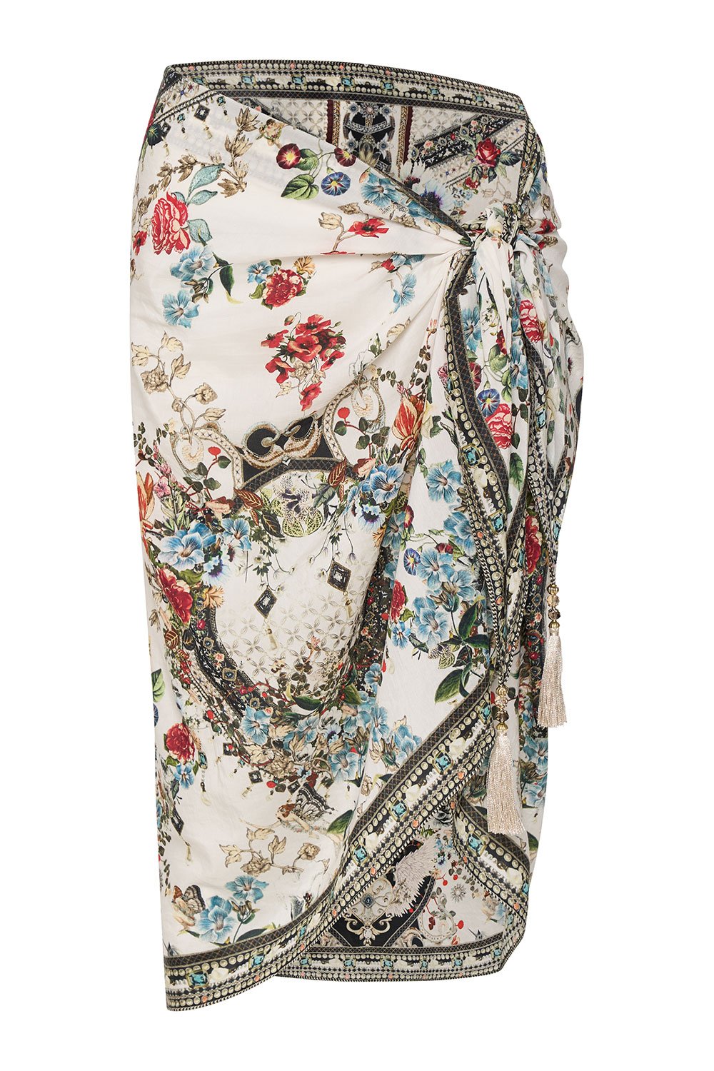 SHORT TASSEL SARONG SHAKESPEARES GARDEN