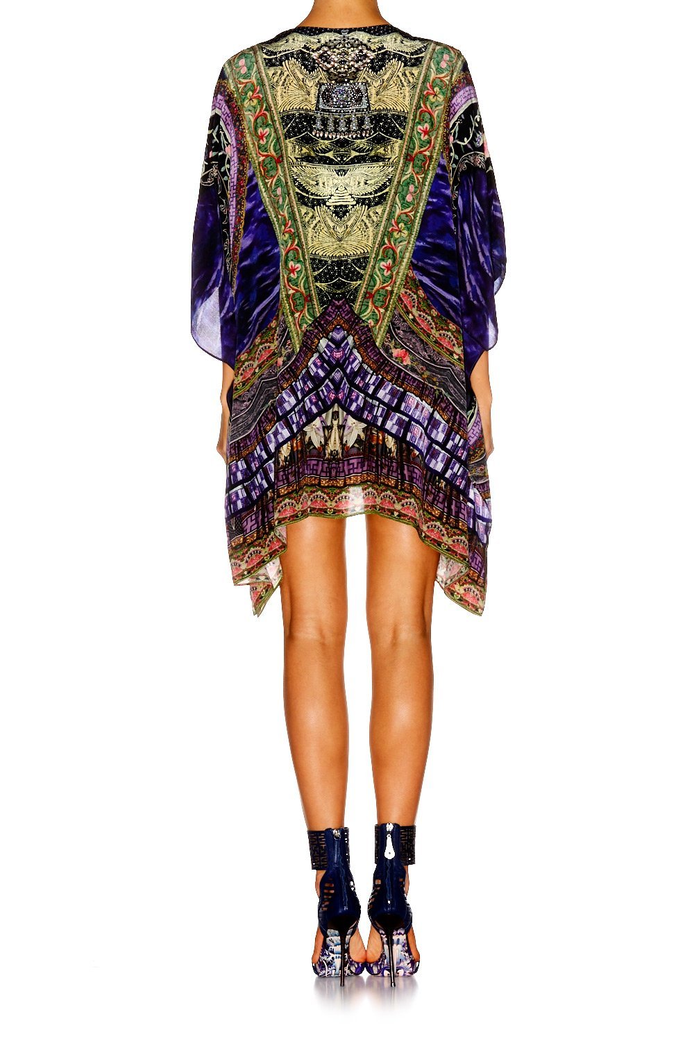 THREADS THAT BIND US SHORT LACE UP KAFTAN