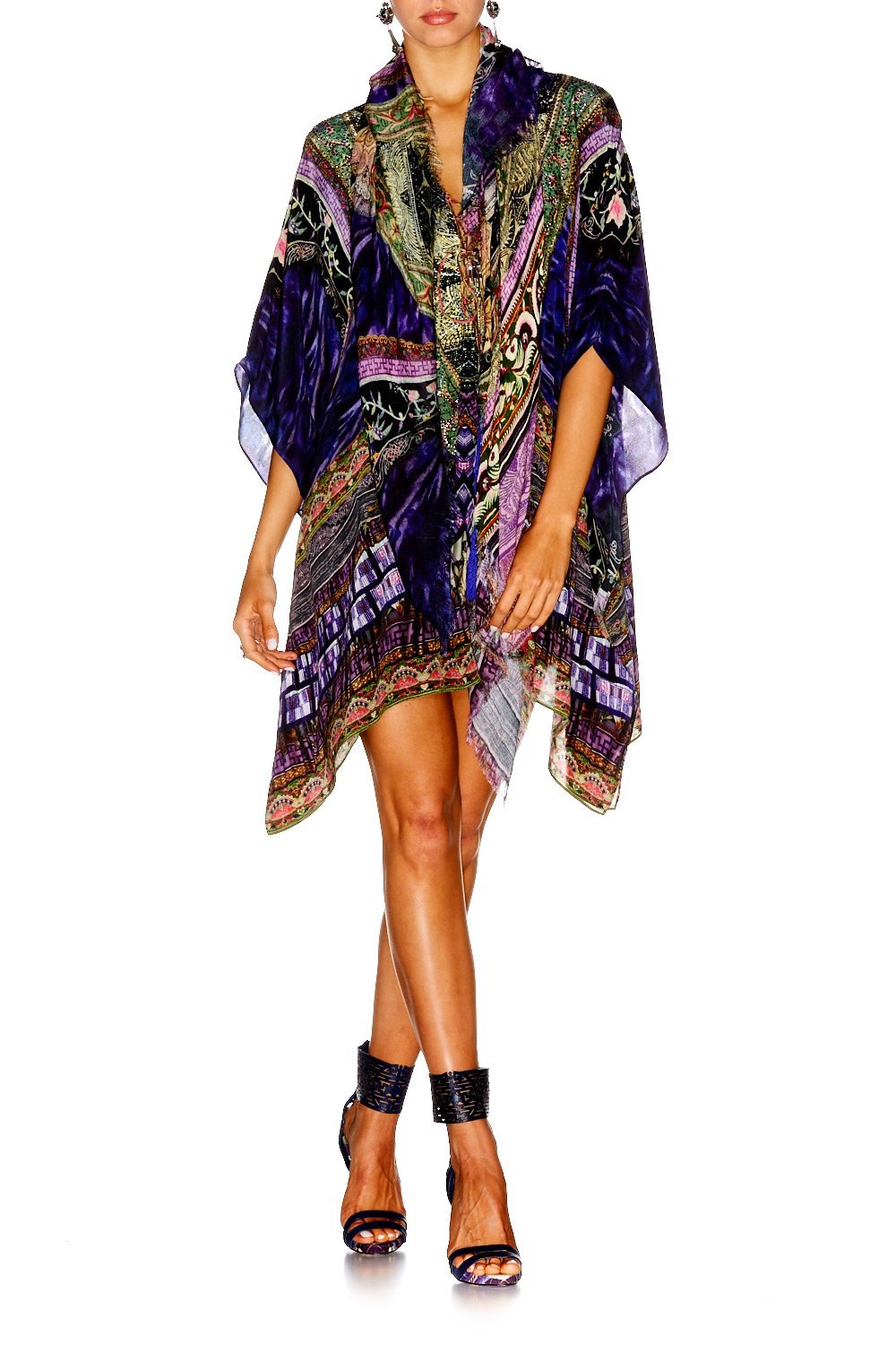 THREADS THAT BIND US SHORT LACE UP KAFTAN