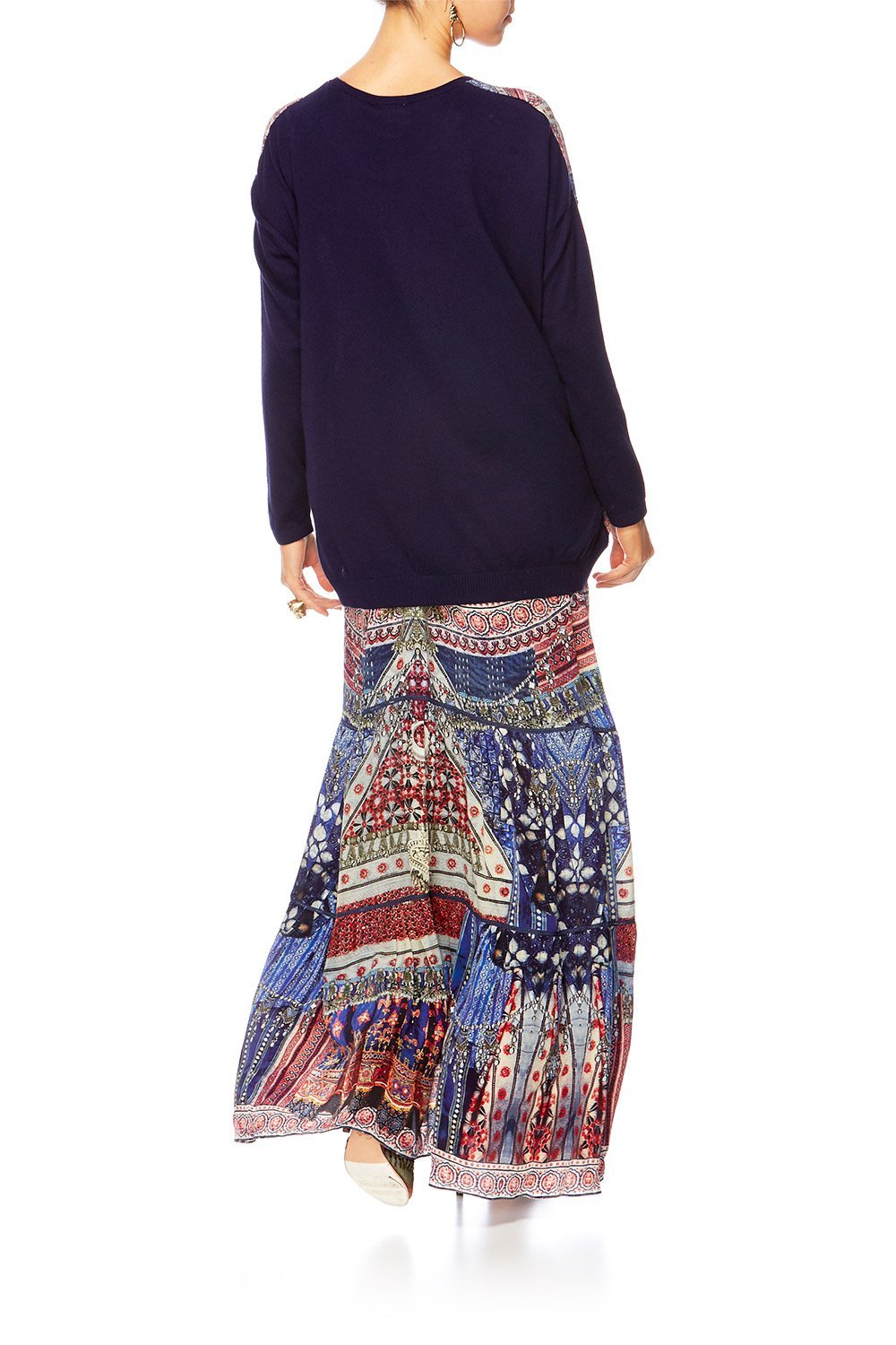 OVERNIGHT BAG JUMPER W CONTRAST FRONT