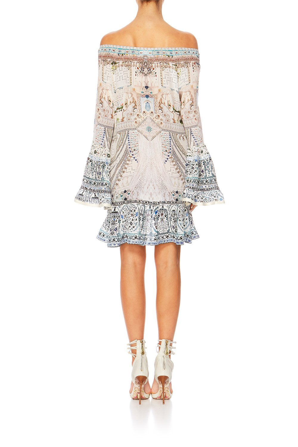 BREAKFAST WITH SILVIA A LINE FRILL DRESS