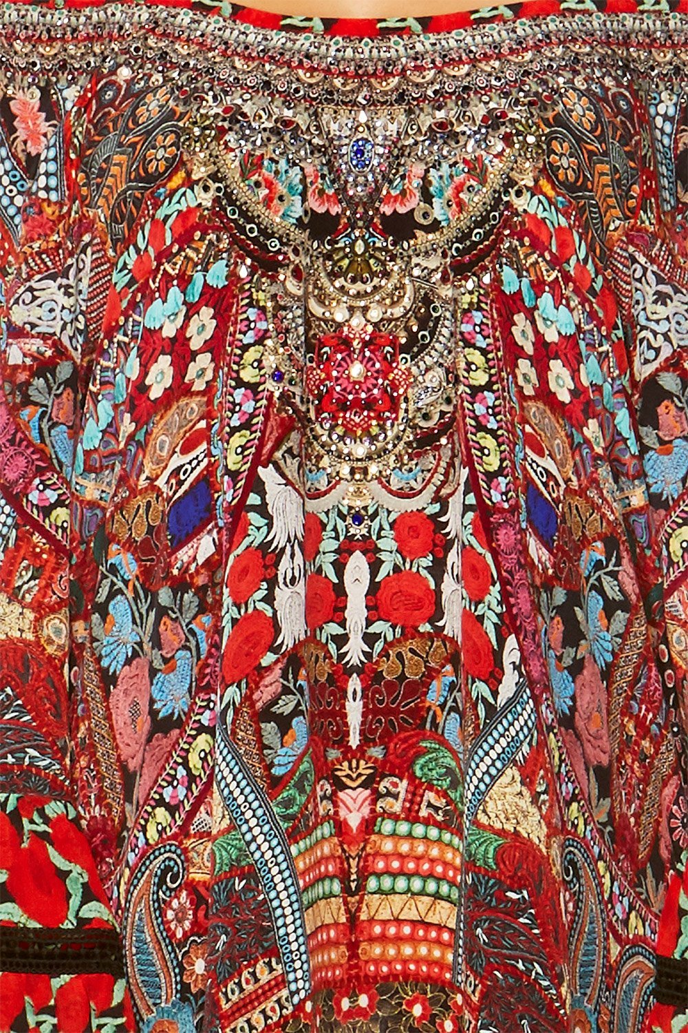 QUEEN ALIKA A LINE FRILL DRESS