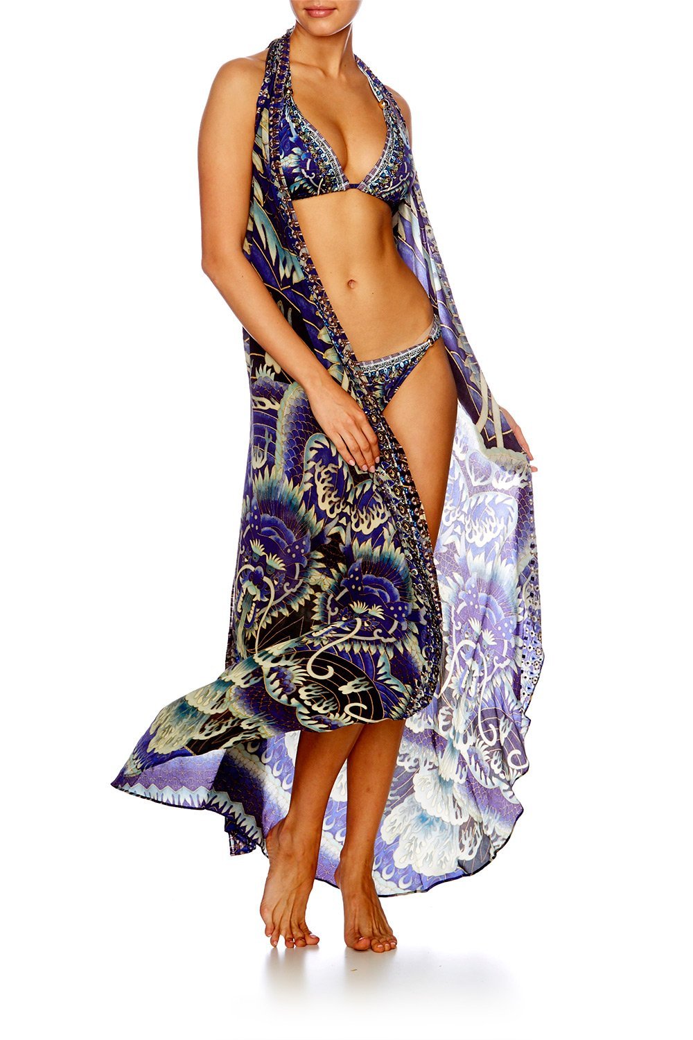 WHATS YOUR POISON HALTER SLIDE TRI W TRIM