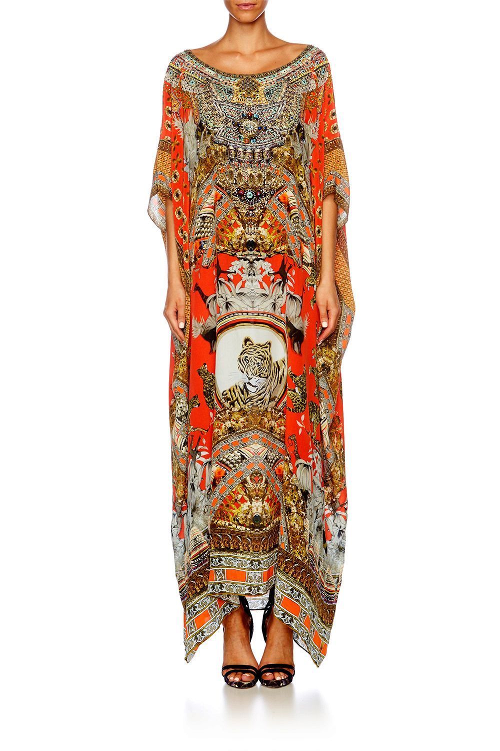 HANGZHOU HOLLYWOOD ROUND NECK KAFTAN