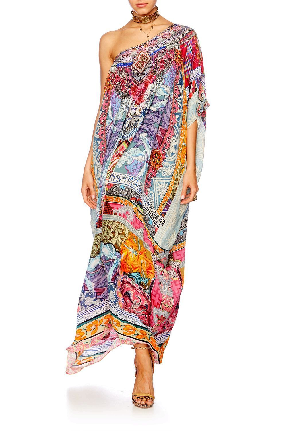 SUNDAY BEST ROUND NECK KAFTAN