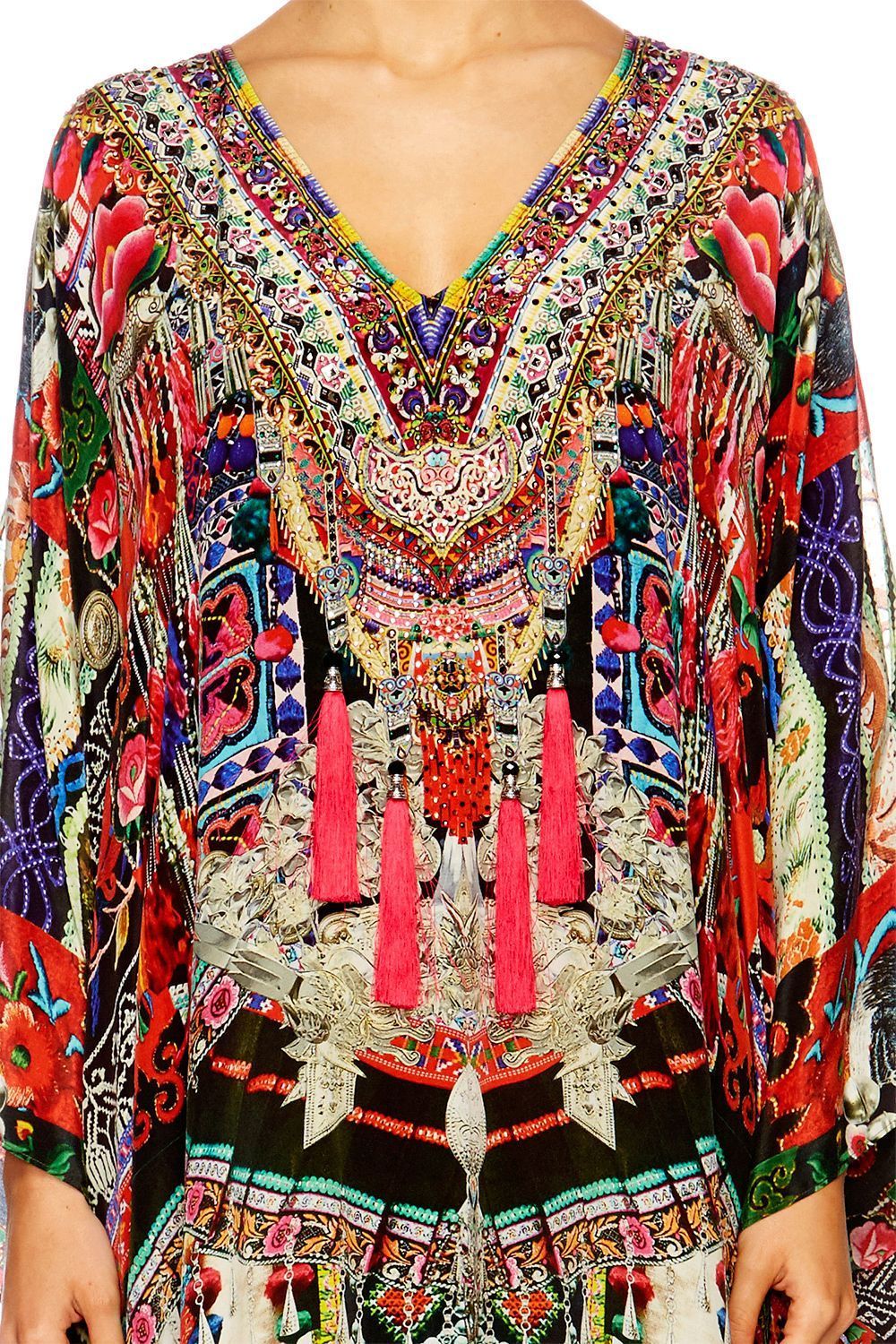 SOUND OF SILVER SPLIT FRONT & SLEEVE KAFTAN