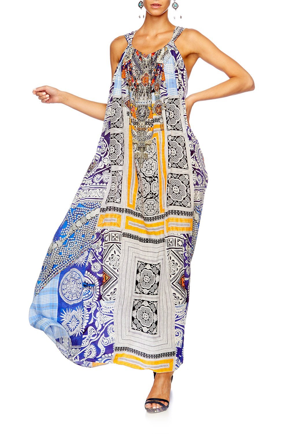 DRESS UP BOX DRAWSTRING DRESS