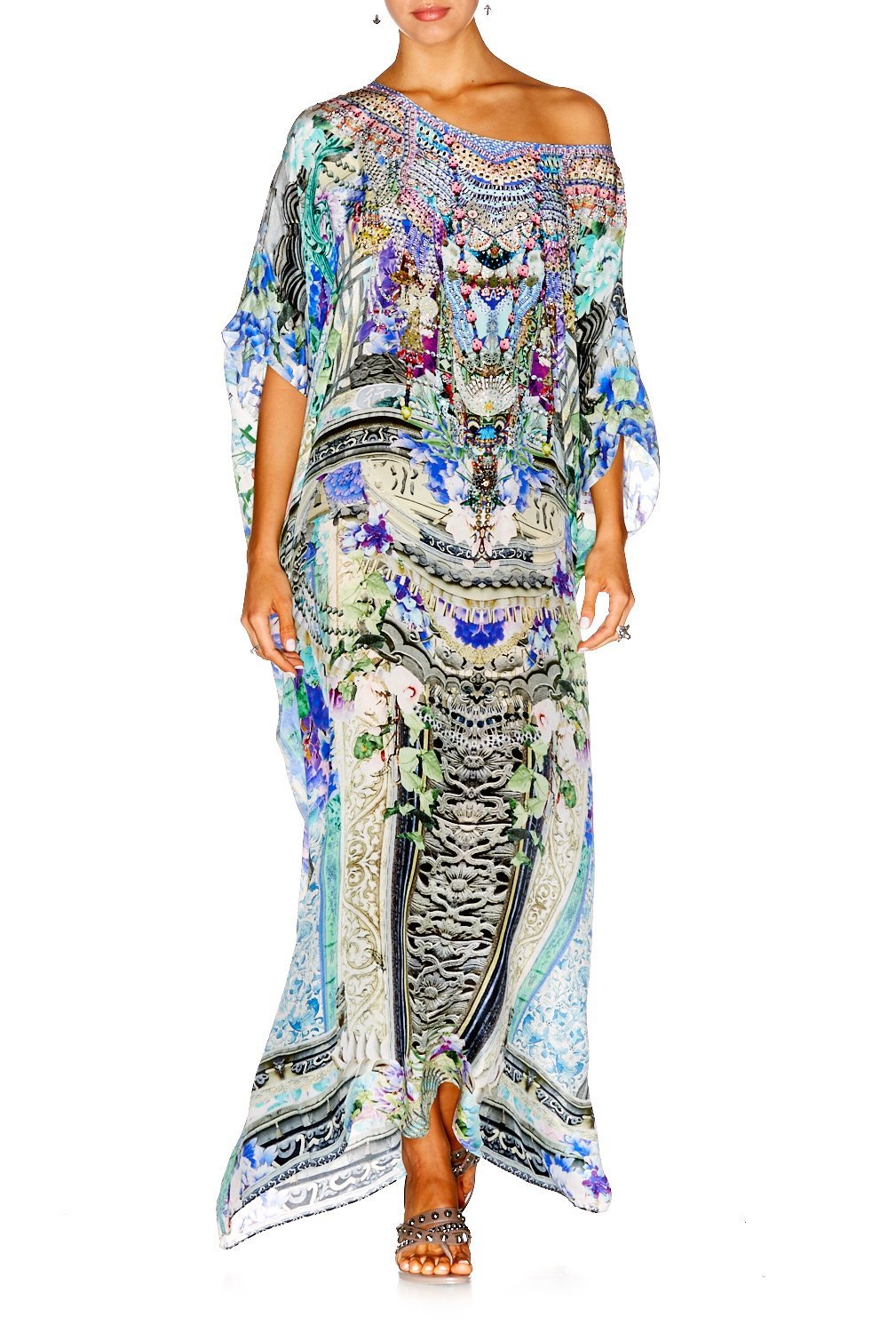 DEAR DIARY ROUND NECK KAFTAN