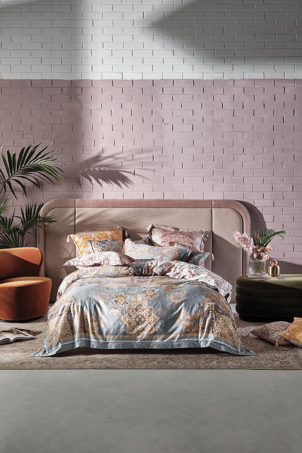 SUPER KING BED QUILT COVER SET LE PALAIS DU ZAHIR