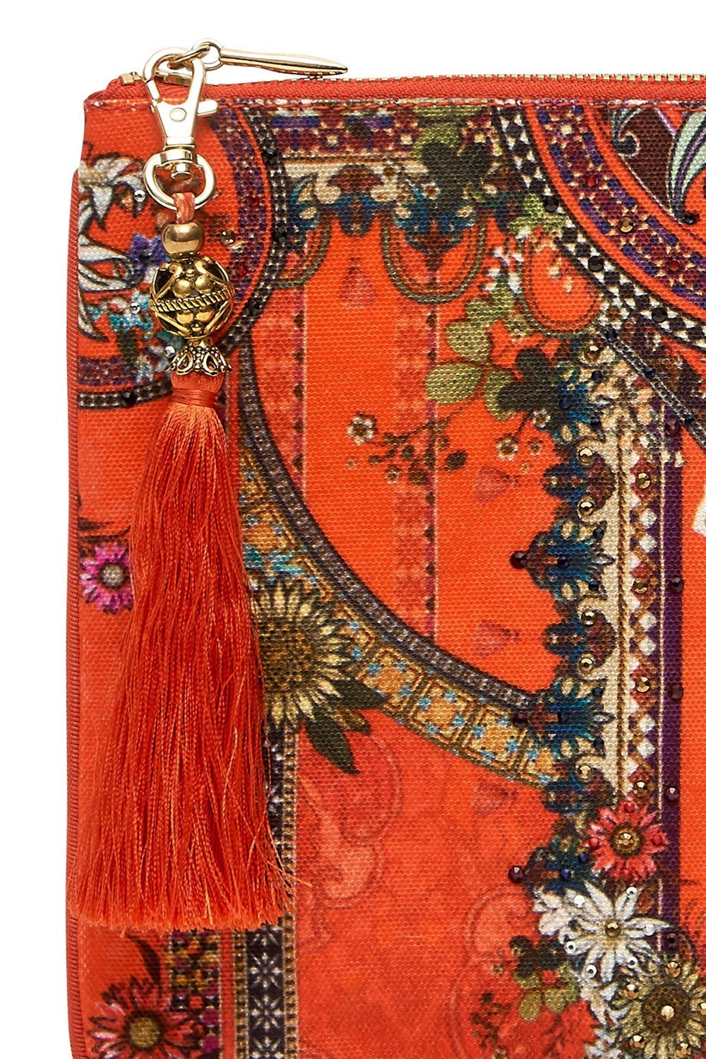 SMALL CANVAS CLUTCH WONDERING WARATAH