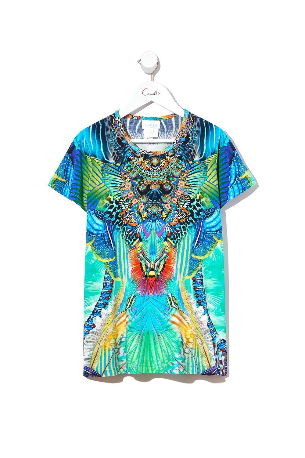 KIDS TSHIRT DRESS WITH FLARE HEM REEF WARRIOR