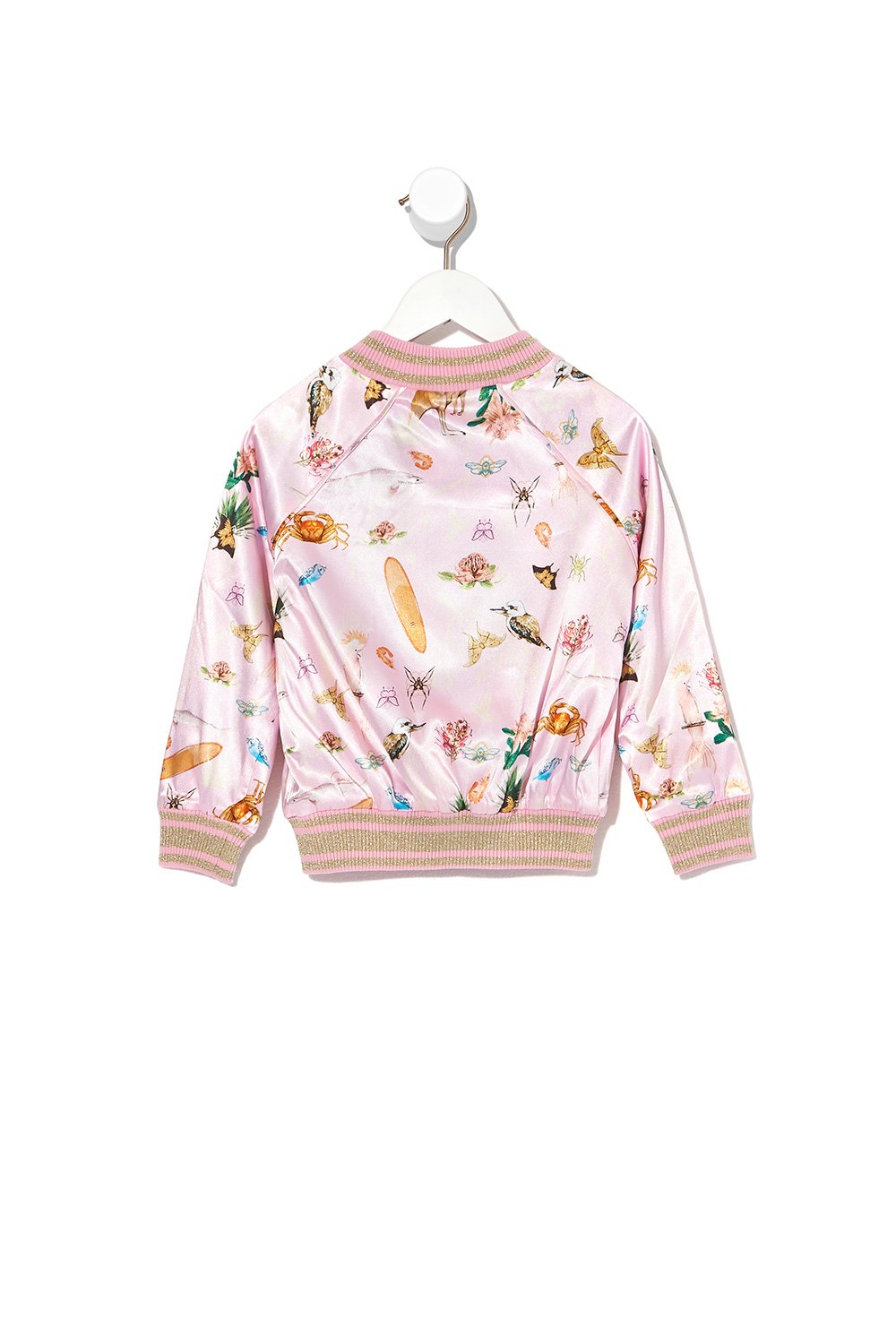 KIDS REVERSIBLE BOMBER JACKET OVER THE RAINBOW