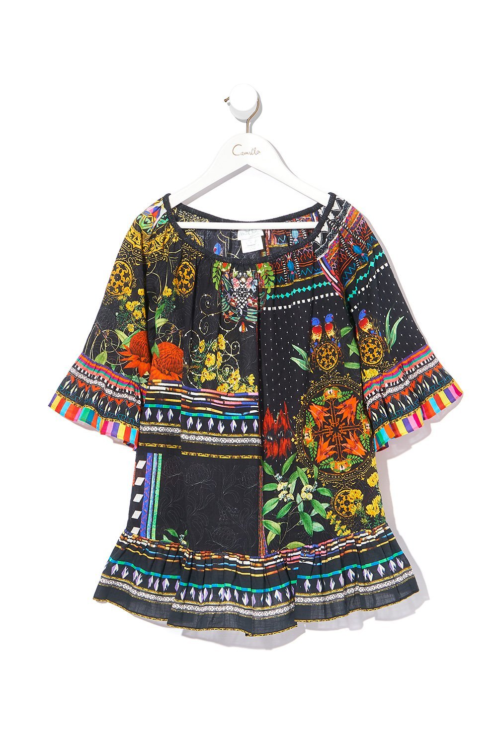 KIDS A-LINE FRILL DRESS BLACKHEATH BETTY