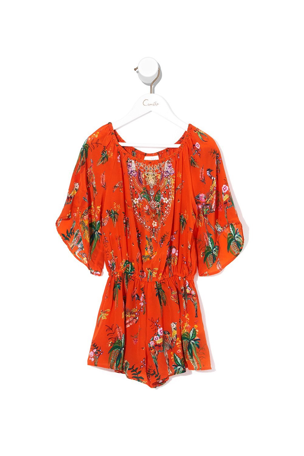 INFANTS 3/4 FLARE SLEEVE PLAYSUIT PARADISE CIRCUS