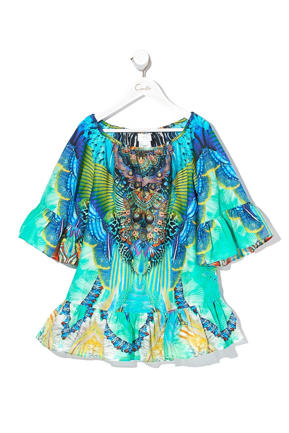 INFANTS A-LINE FRILL DRESS REEF WARRIOR