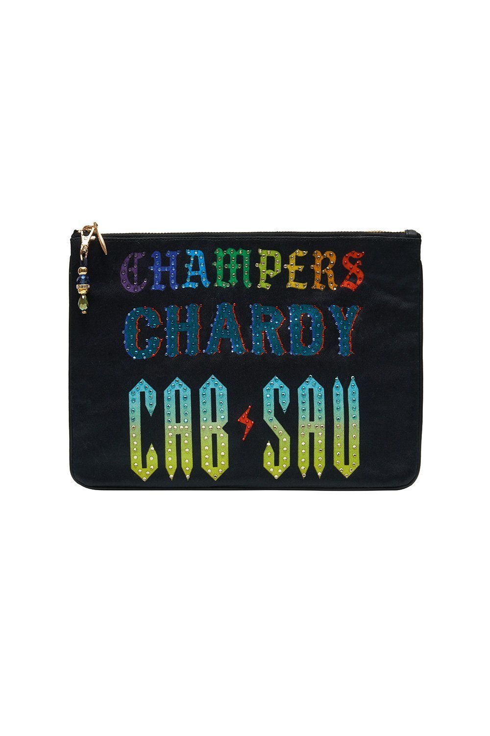 ZIP TOP CLUTCH PLACEMENT