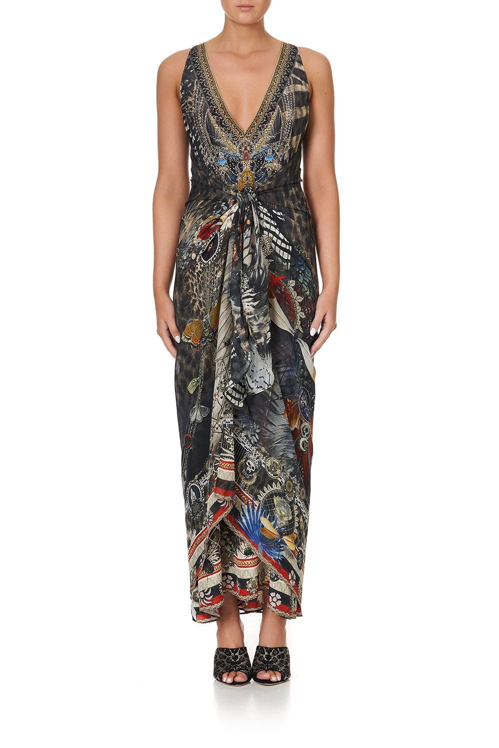 TIE FRONT MULTIWEAR DRESS TREASURE CHASER