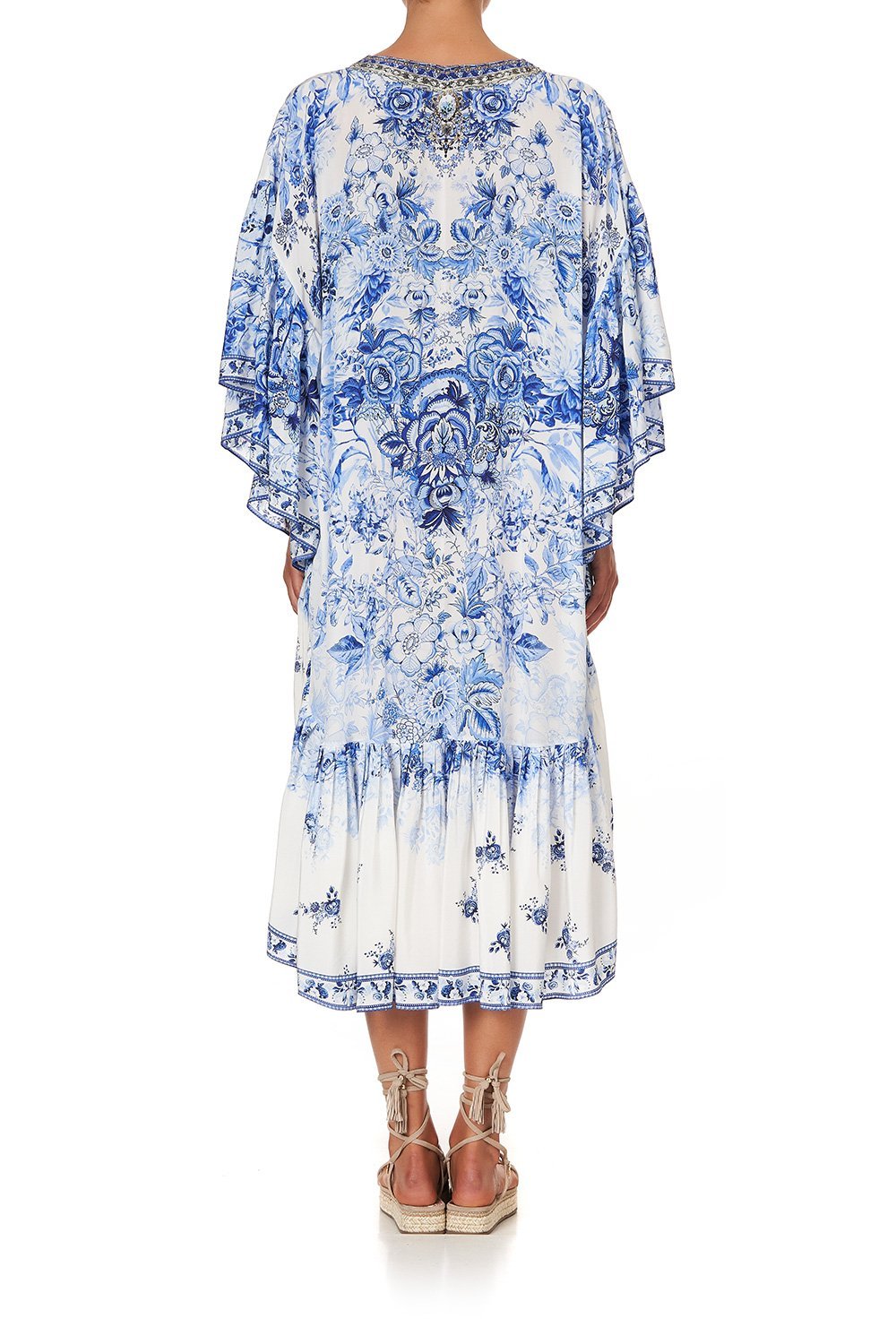 HIGH LOW RUFFLE DRESS HIGH TEA