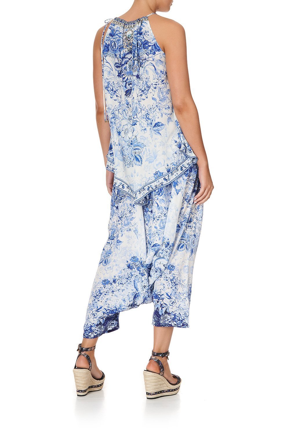 HANDKERCHIEF HEM TANK HIGH TEA