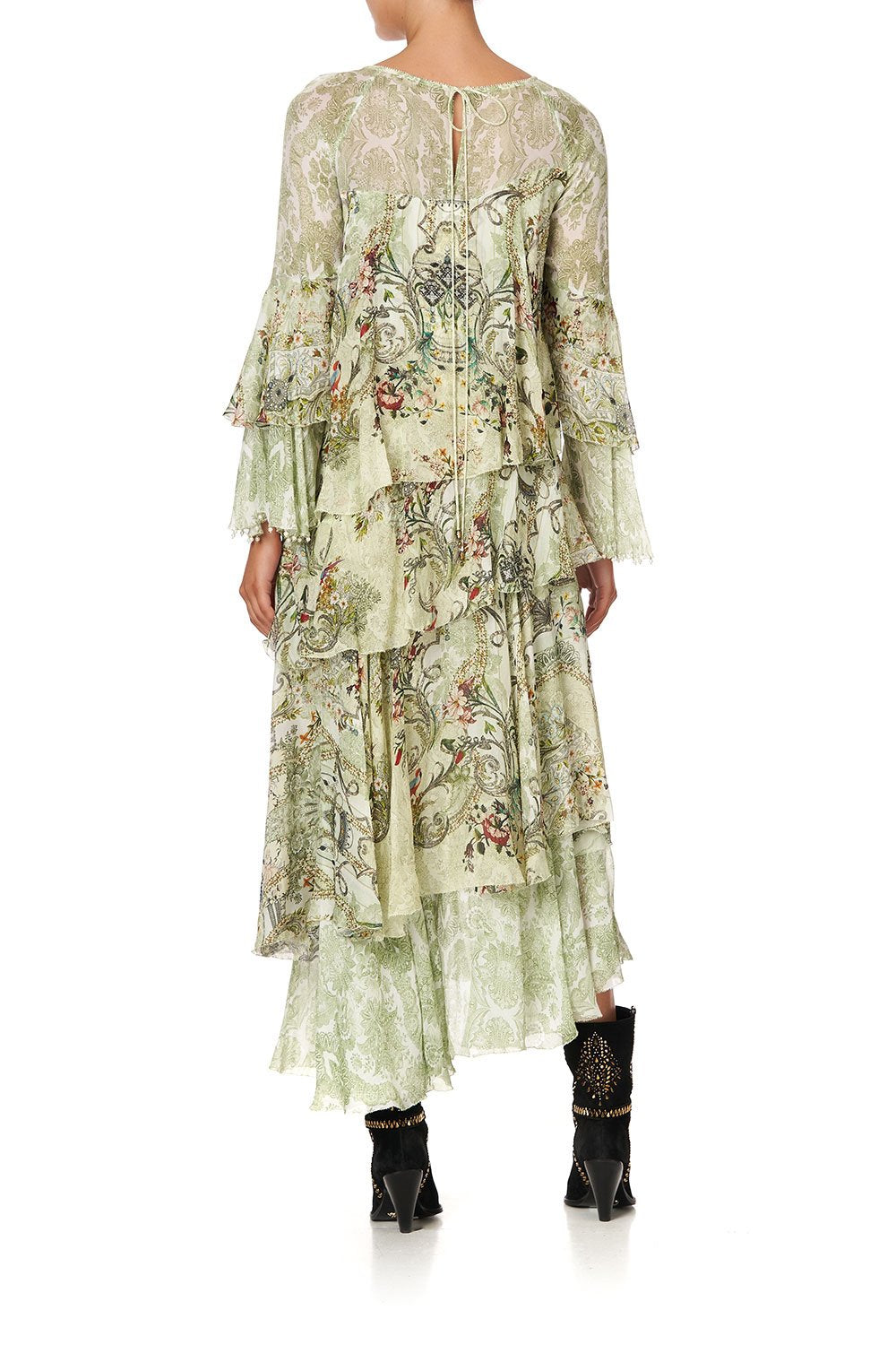 ASYMMETRICAL RUFFLE DRESS BRICK LANE BEEUTY