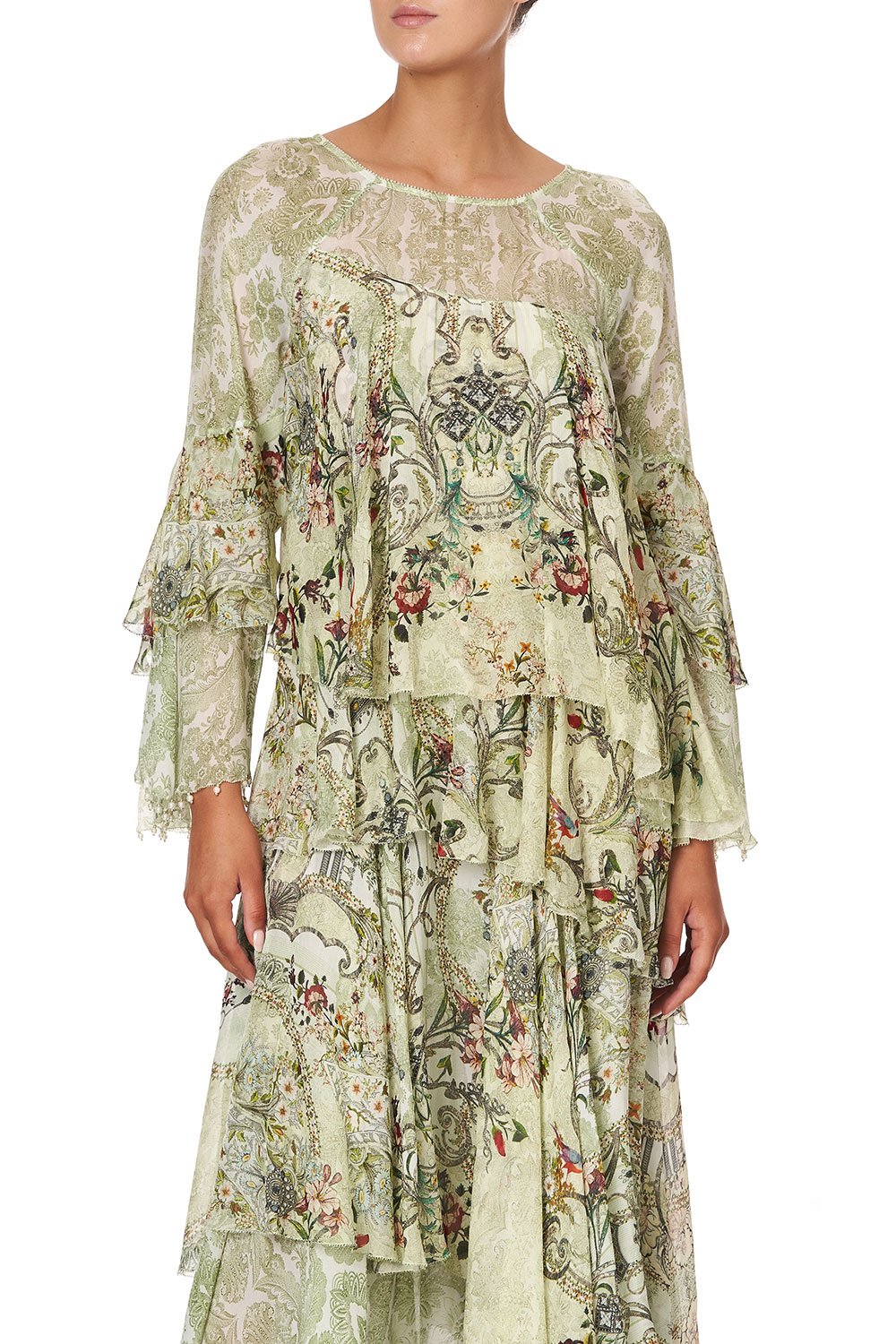 ASYMMETRICAL RUFFLE DRESS BRICK LANE BEEUTY