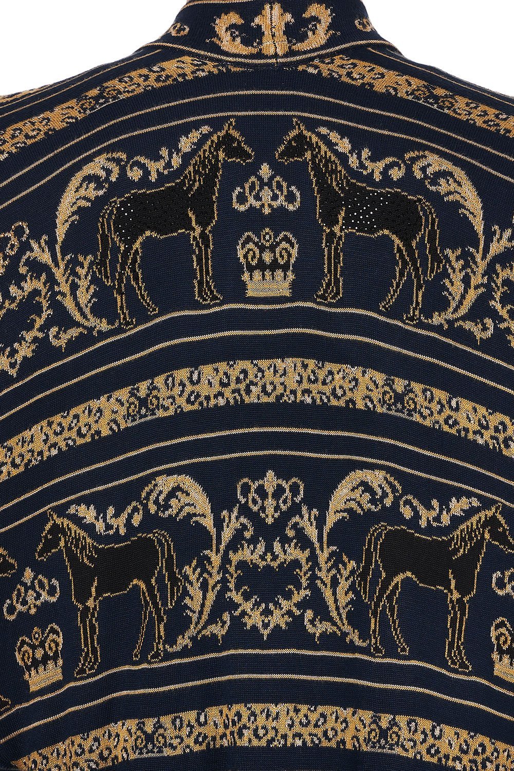 SHORT KNIT PONCHO WITH TIE PUNK OF PRIMROSE