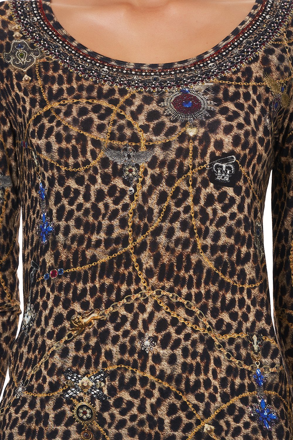 LONG SLEEVE FITTED TOP POETIC ANARCHY