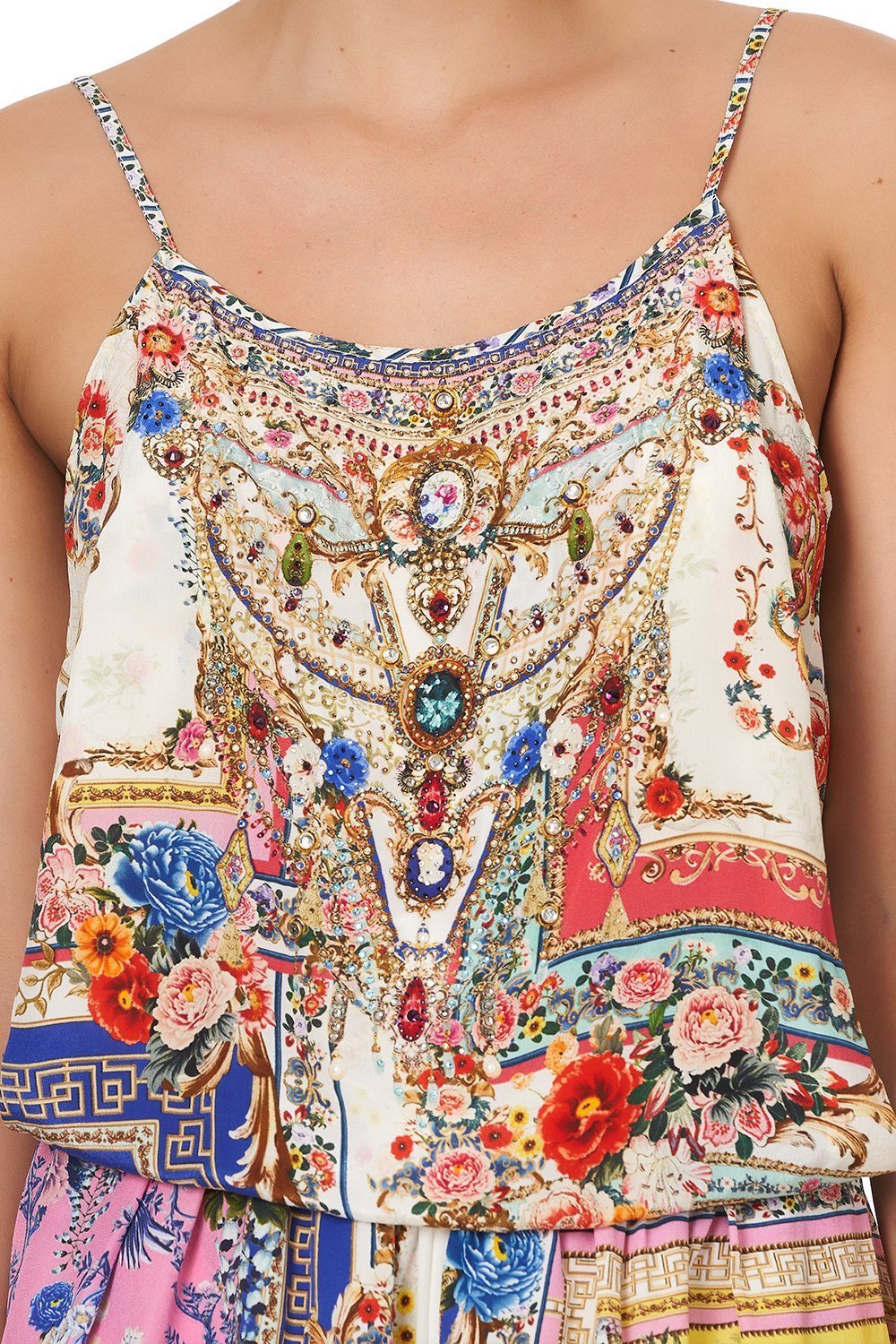 SHOESTRING STRAP PLAYSUIT PARTY IN THE PALACE