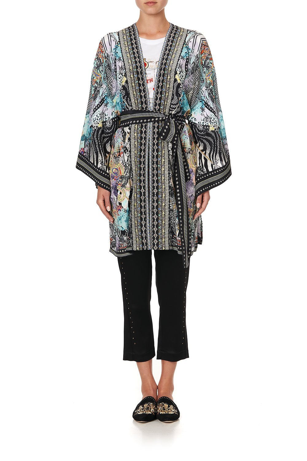 KIMONO WITH TIE BELT THINK KINKS