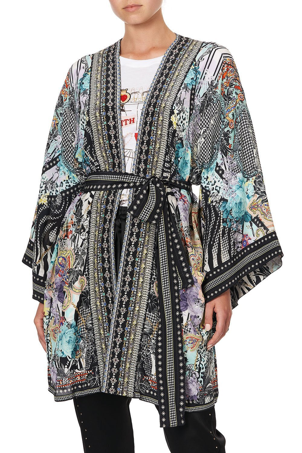 KIMONO WITH TIE BELT THINK KINKS