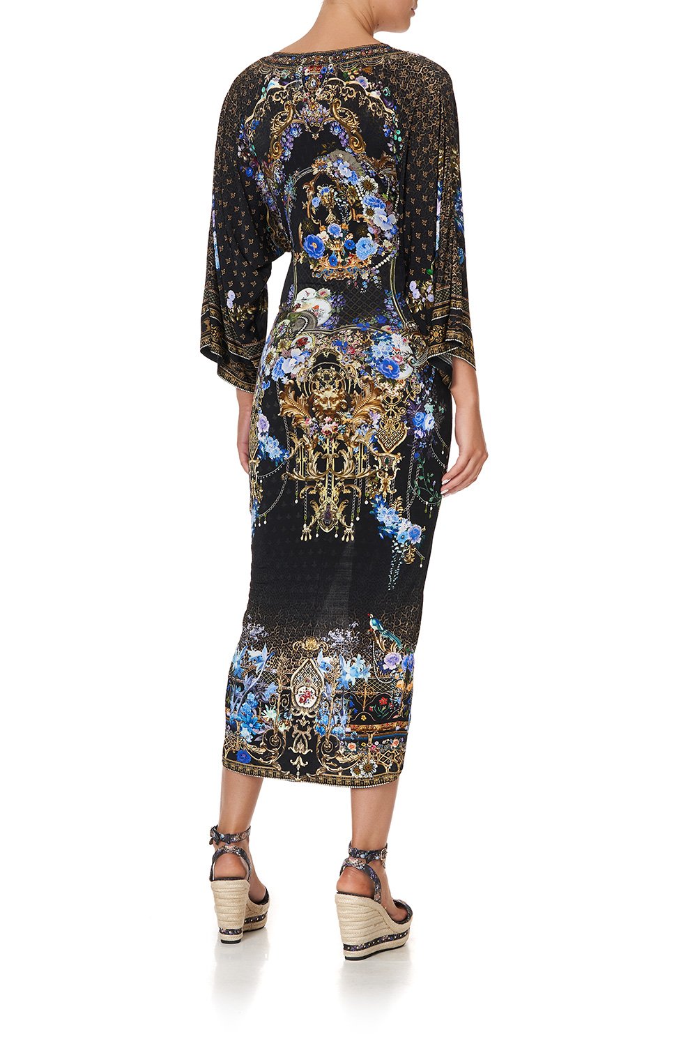 LONG SPLIT FRONT TWIST DRESS PALACE PLAYHOUSE