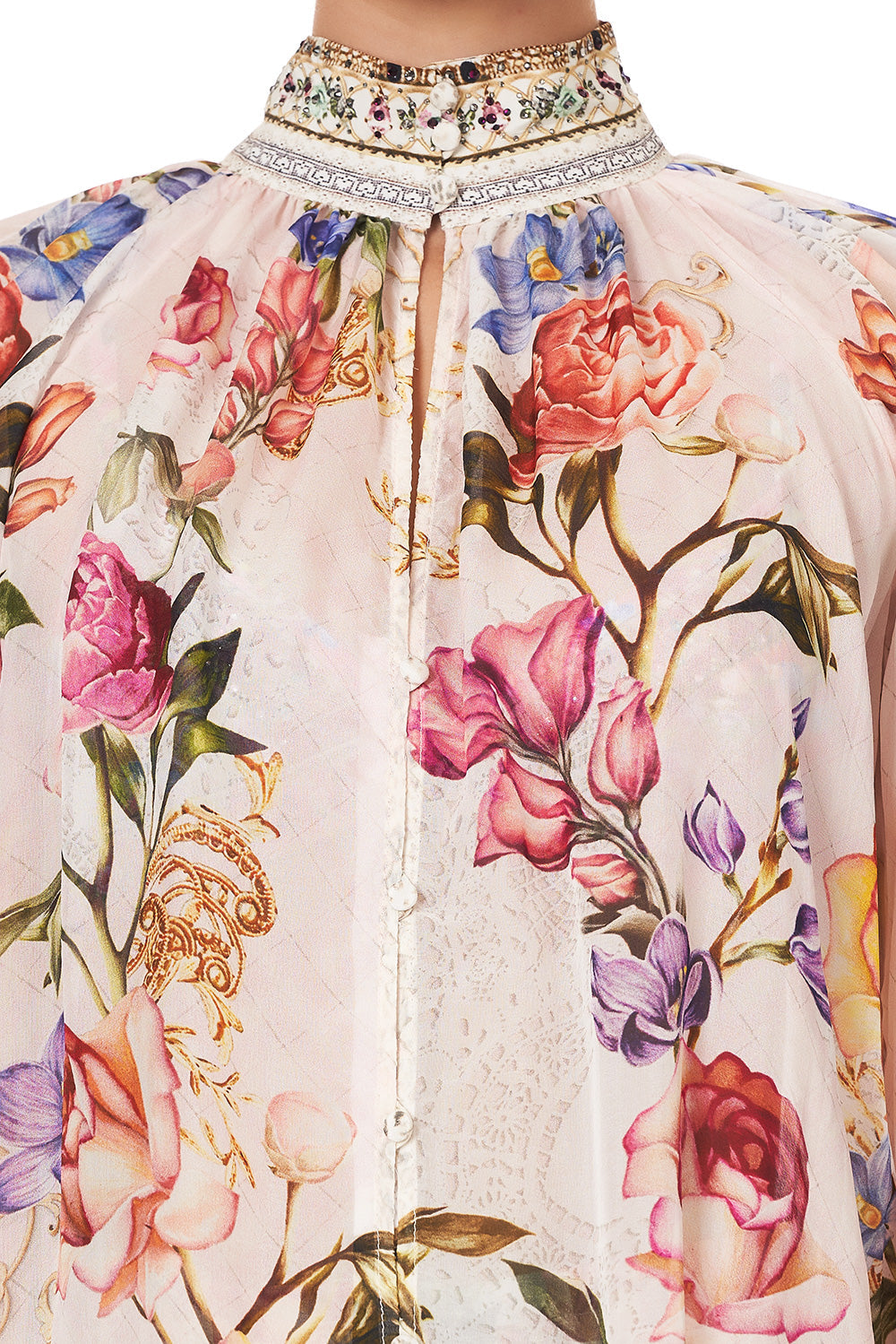 RAGLAN BUTTON UP SHIRT SEW IN LOVE