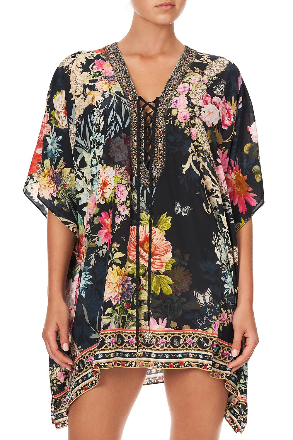 SHORT LACE UP KAFTAN HAMPTON HIVE