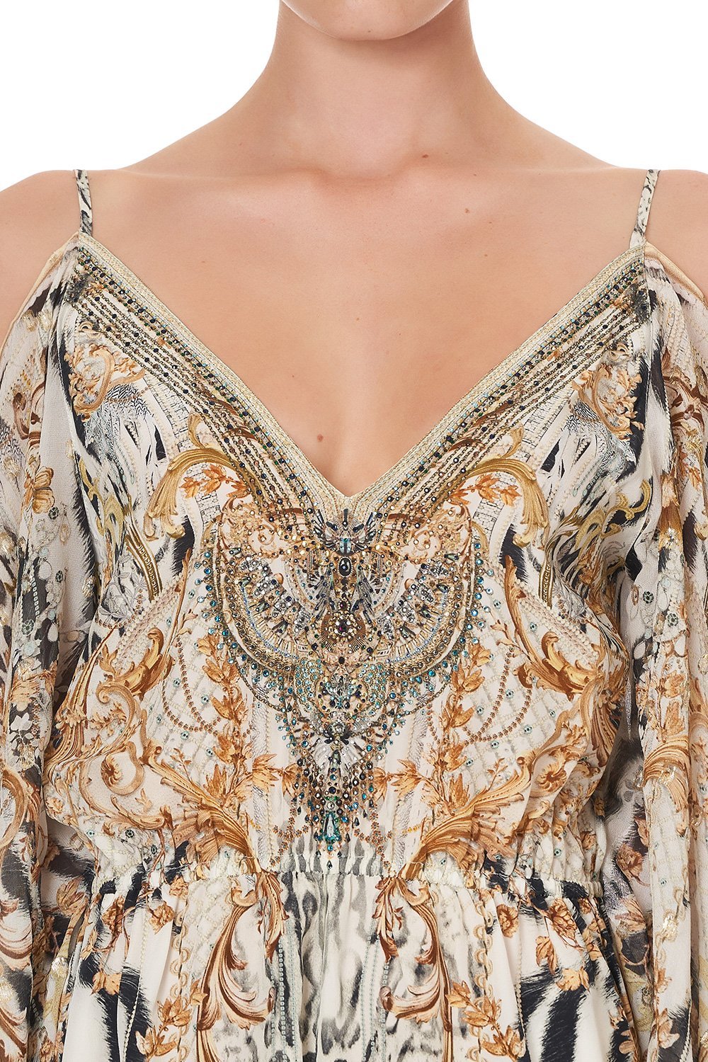 PLAYSUIT WITH SCARF SIDE GATES OF GLORY