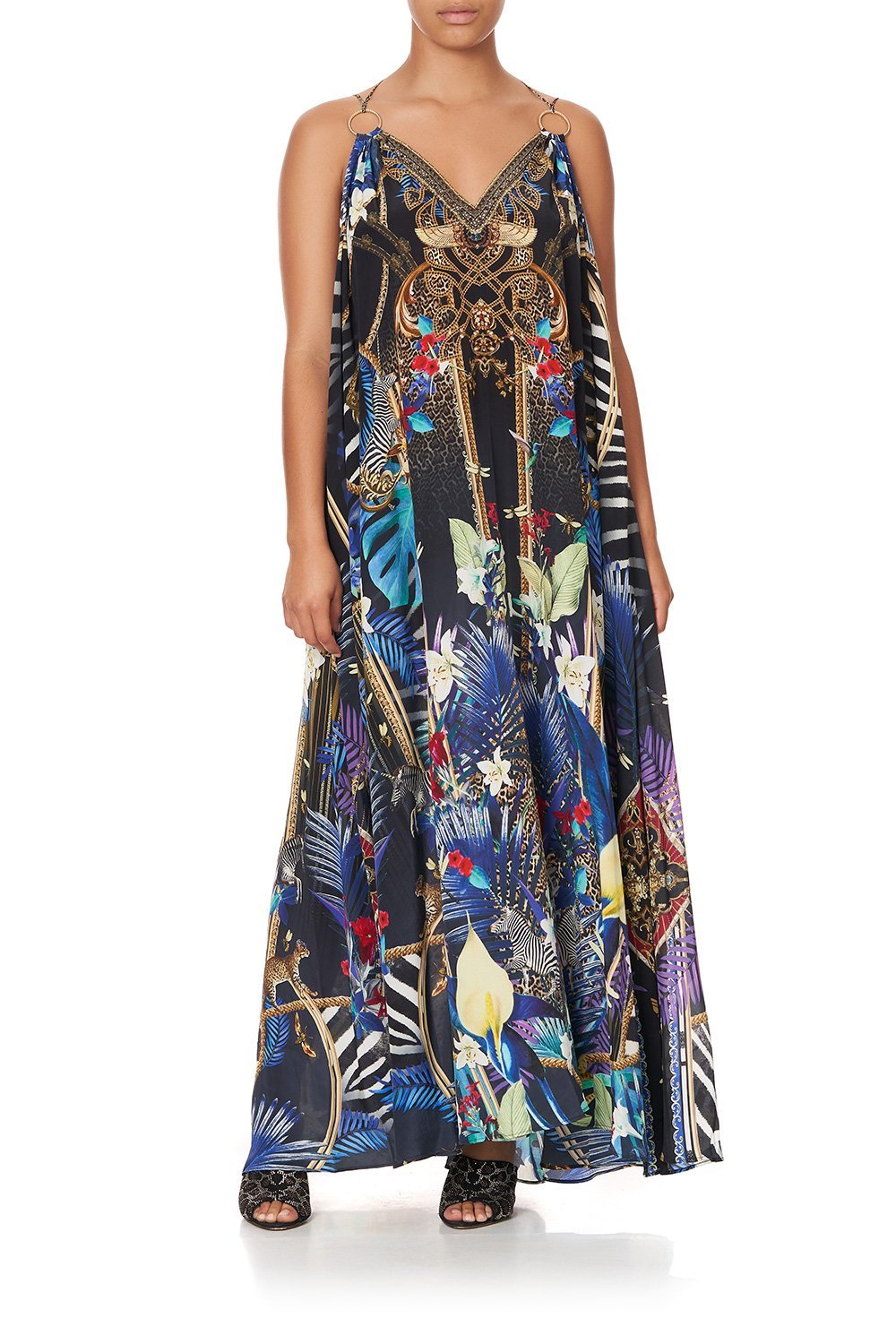 RING DETAIL STRAP DRESS RAINBOW ROOM