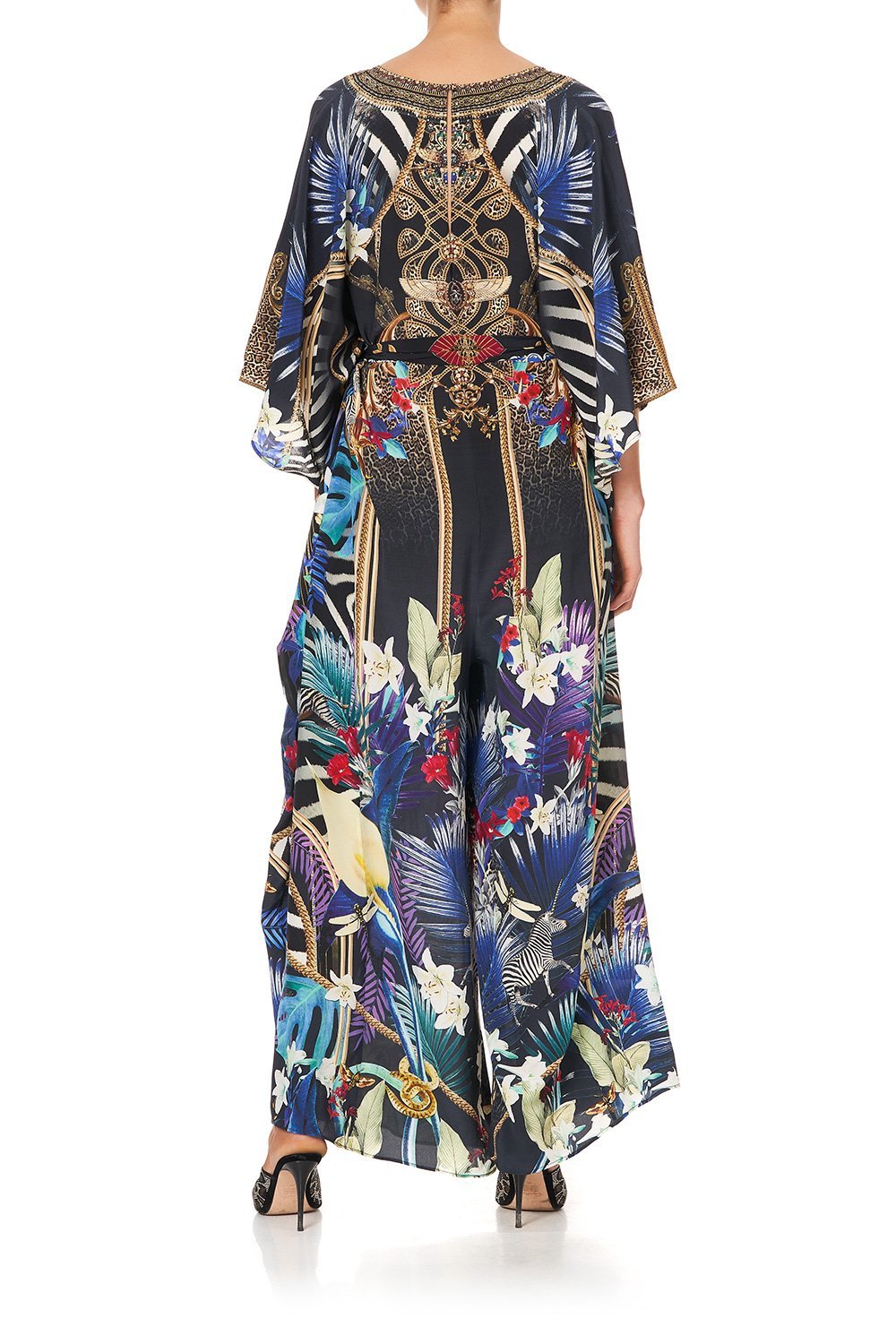 SCARF JUMPSUIT WITH BELT RAINBOW ROOM