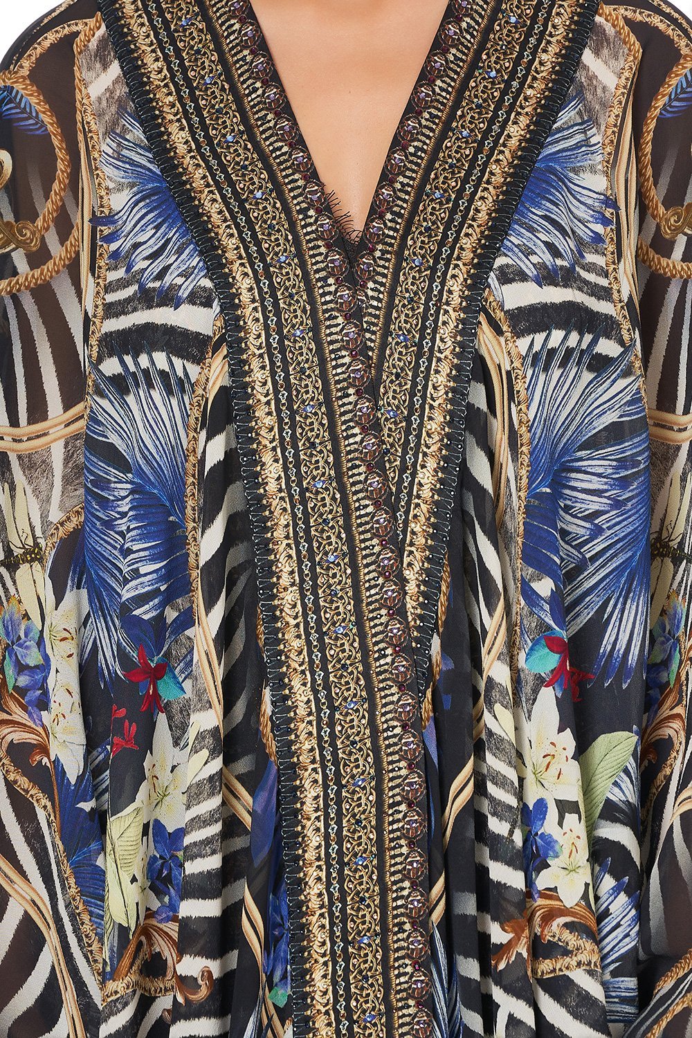 LONGE SLEEVE LONG CAPE RAINBOW ROOM