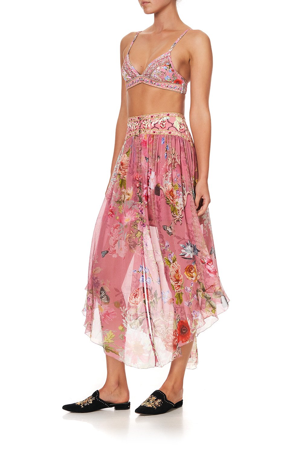 SOFT BRA WITH BACK CLIP PATCHWORK HEART