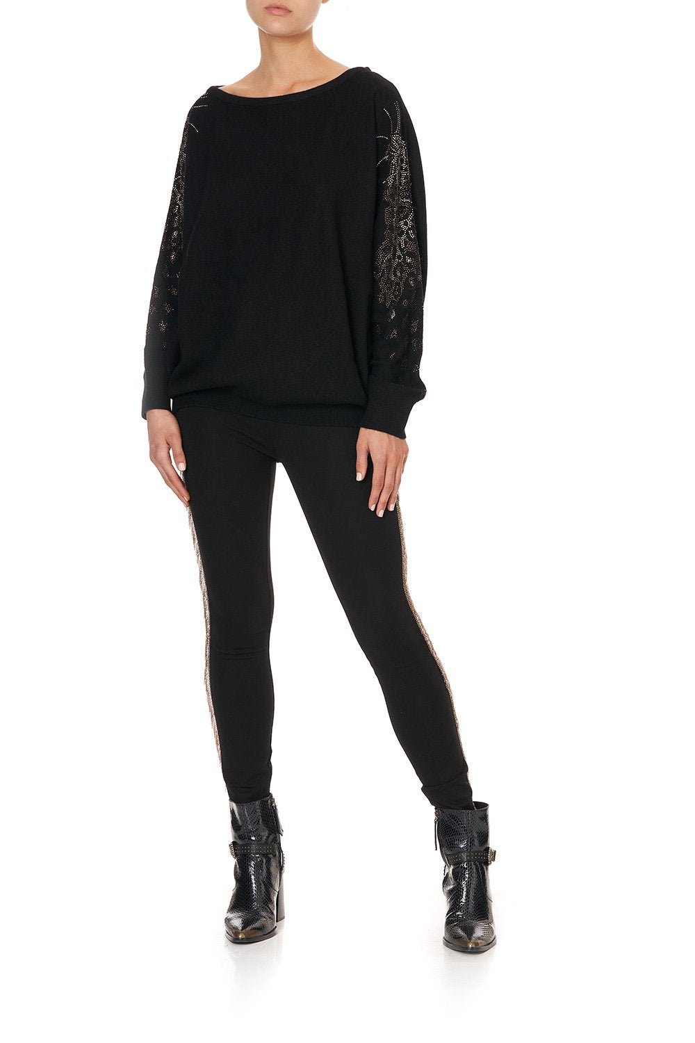 PONTE PANT WITH SIDE SEAM ABINGDON PALACE