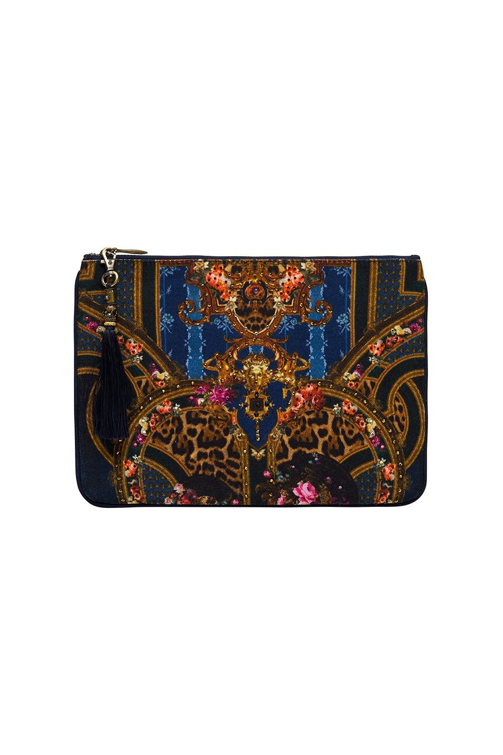 SMALL CANVAS CLUTCH FIELDS OF TREASURE