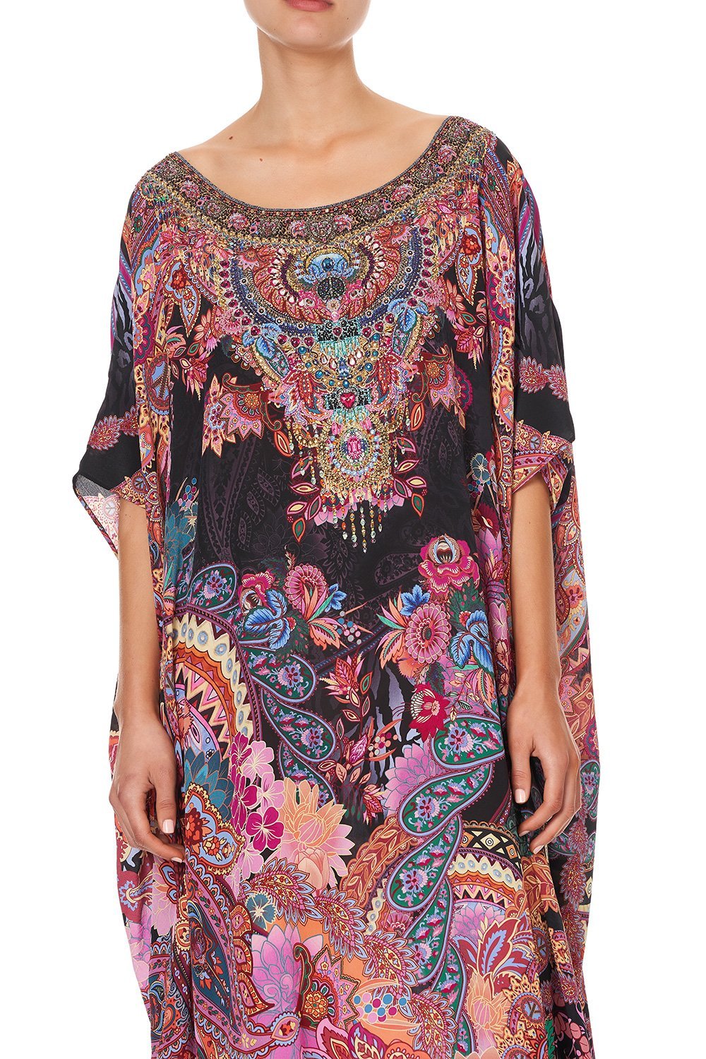 ROUND NECK KAFTAN SWINGING SIXTIES
