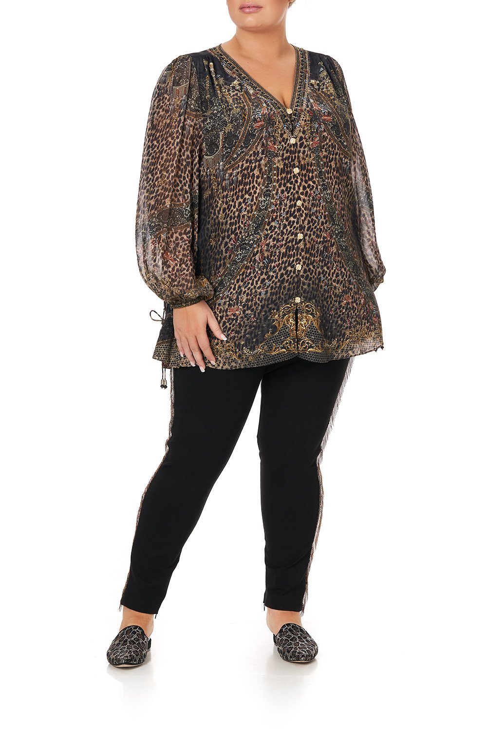 PONTE PANT WITH SIDE SEAM ABINGDON PALACE