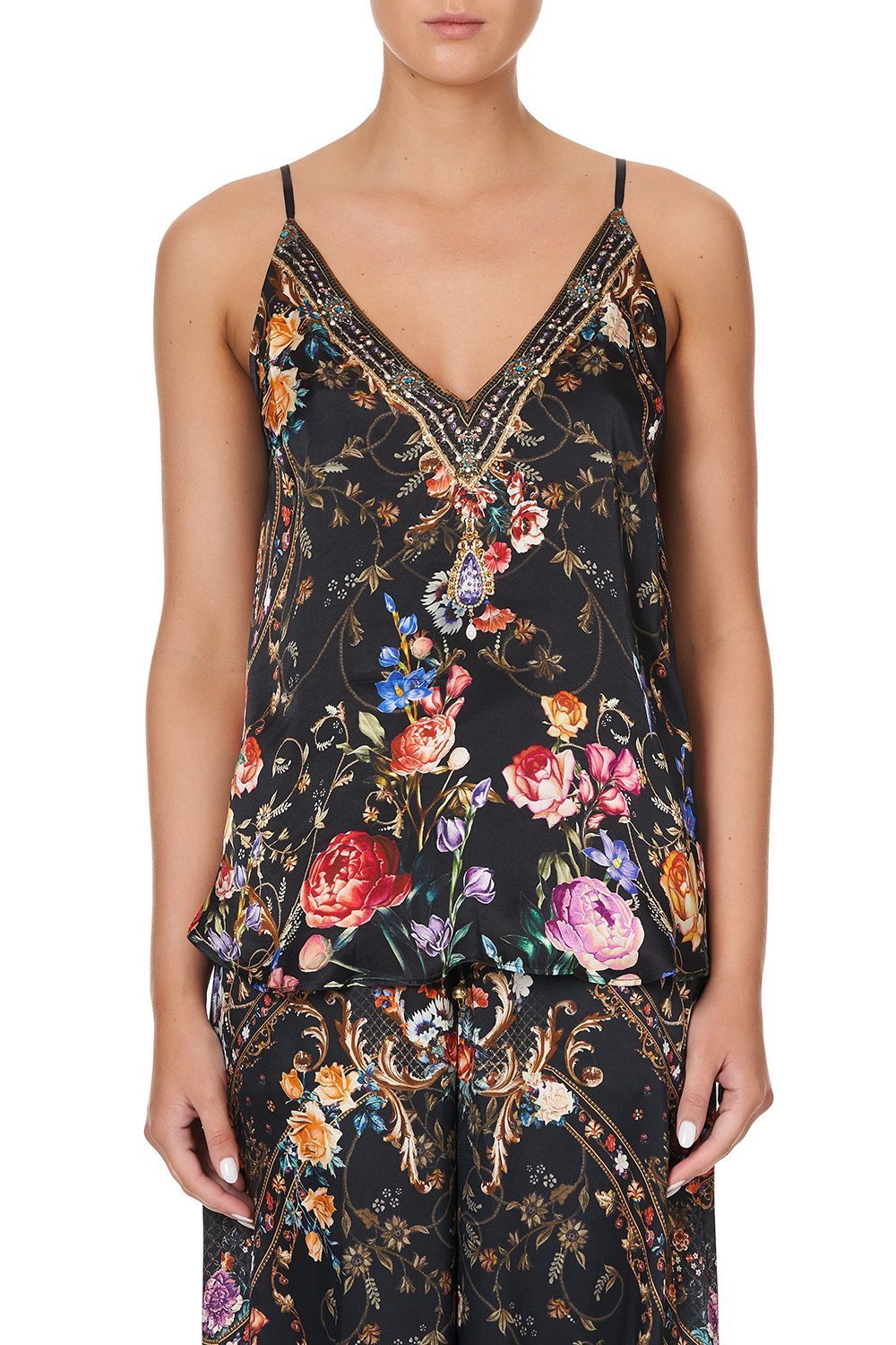 V NECK CAMI BLUSHING MANOR