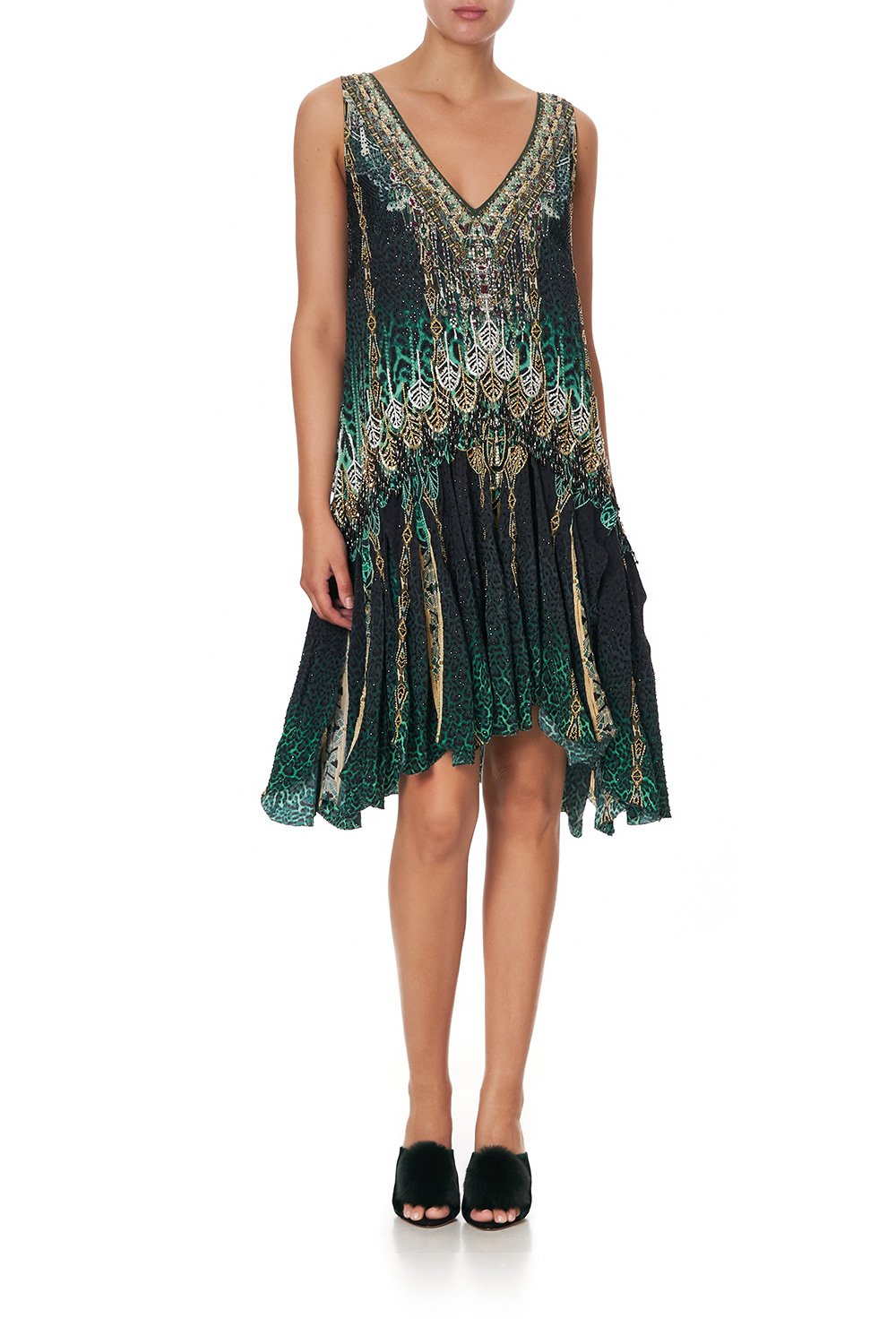 DROPPED WAIST PANELLED DRESS FITZGERALDS FLAPPER