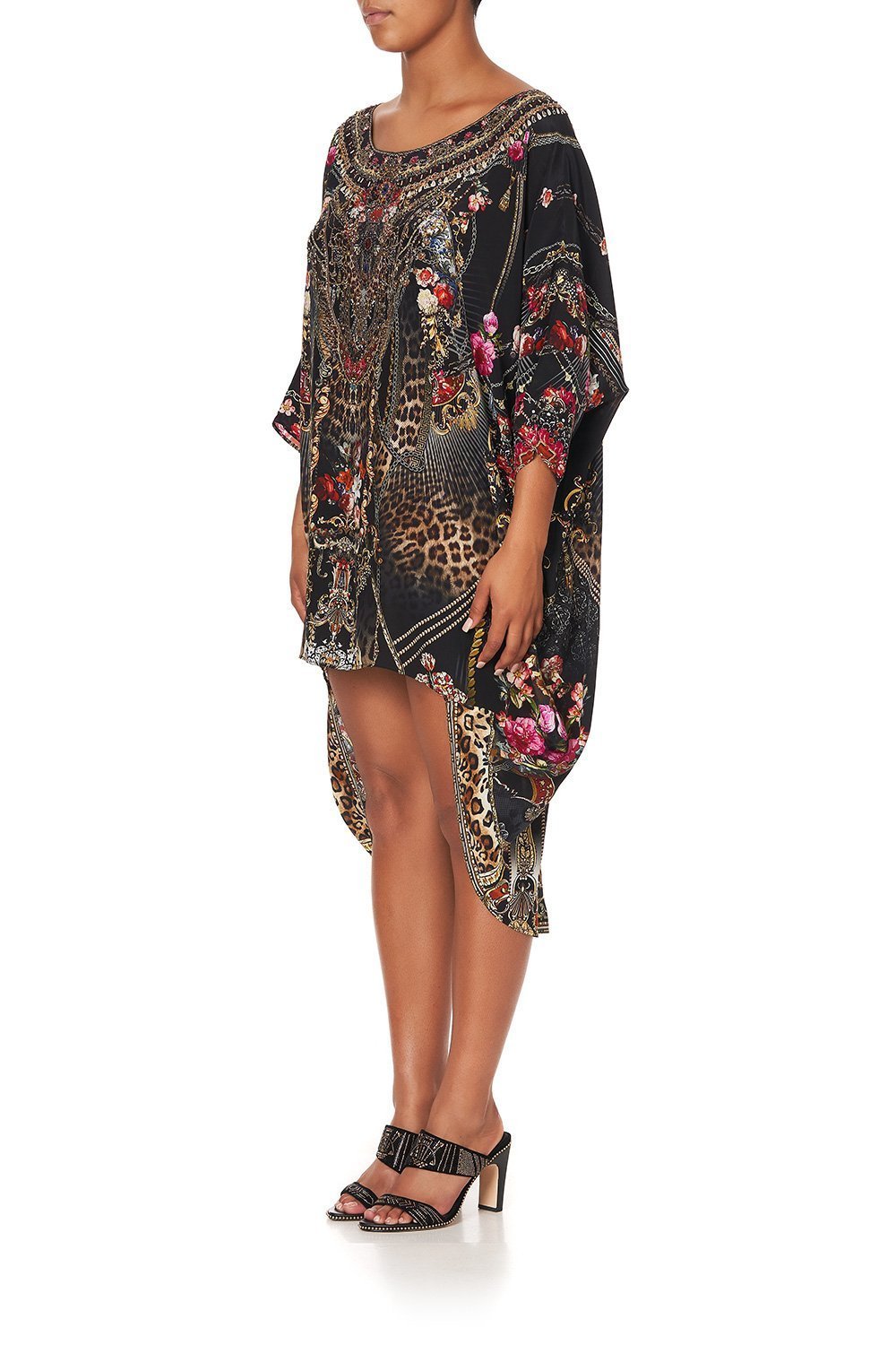 SCOOP BACK HEM DRESS GOTHIC GODDESS